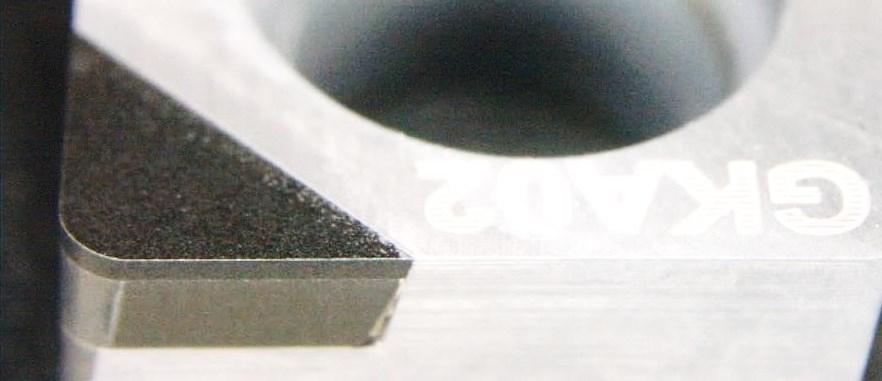 Laserzugeschnittener PKD-Insert einer Wendeschneidplatte